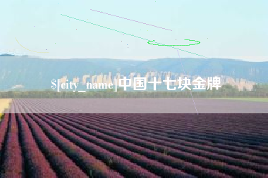 武夷山中国十七块金牌