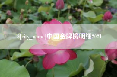 武夷山中国金牌榜明细2021