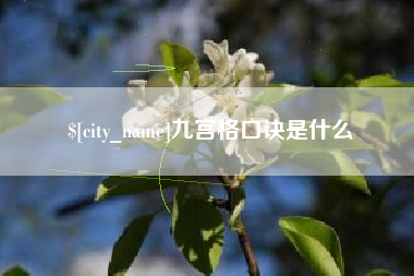 武夷山九宫格口诀是什么