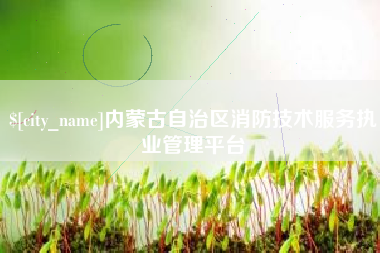 武夷山内蒙古自治区消防技术服务执业管理平台