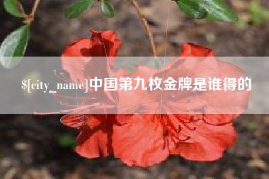 武夷山中国第九枚金牌是谁得的