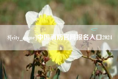 武夷山中国消防官网报名入口2024