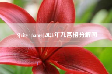 武夷山2021年九宫格分解图