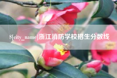 武夷山浙江消防学校招生分数线