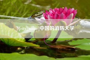 武夷山中国的消防大学