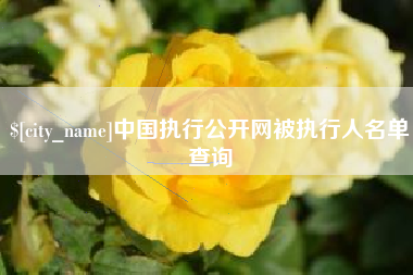 武夷山中国执行公开网被执行人名单查询