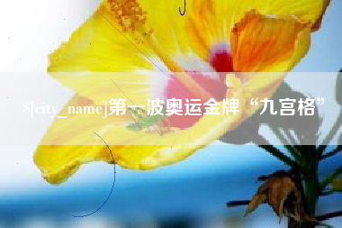 武夷山第一波奥运金牌“九宫格”