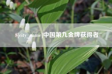 武夷山中国第九金牌获得者