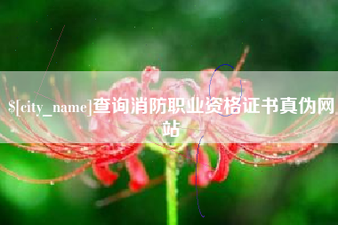 武夷山查询消防职业资格证书真伪网站