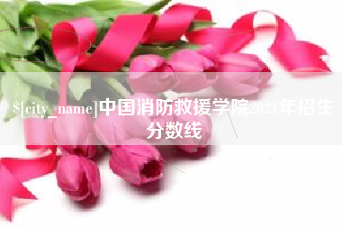 武夷山中国消防救援学院2021年招生分数线