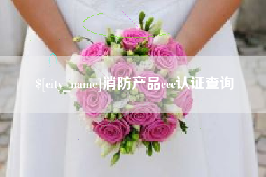 武夷山消防产品ccc认证查询